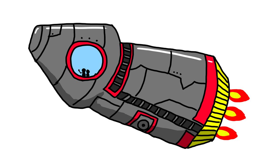 石棒ロケット