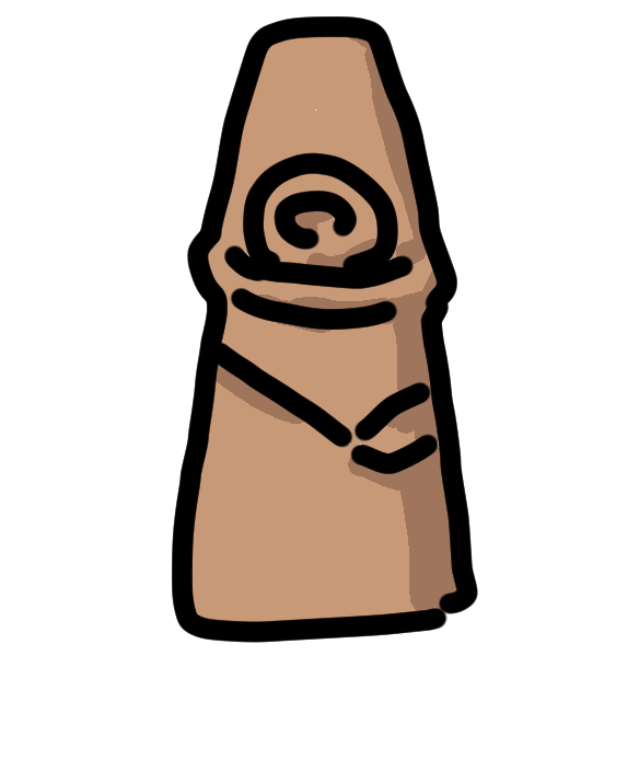 石棒のイラスト